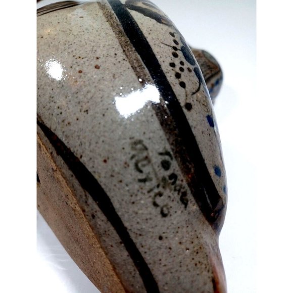 Unique Exquisite  Tonala Mexico Duck Figurine, 7.75" Long, 8.5" High Vintage - Picture 13 of 15